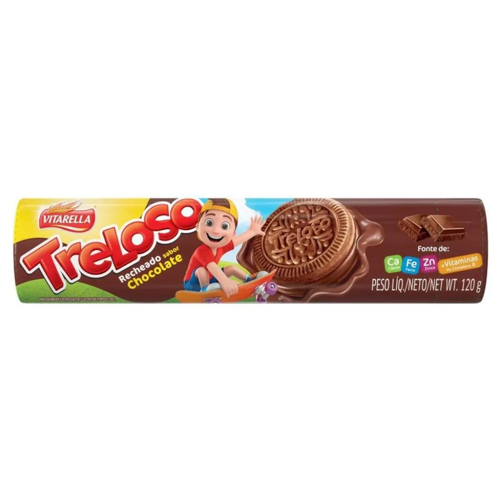 Biscoito Treloso Chocolate 120g