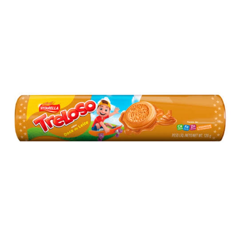 Biscoito Treloso Doce de Leite 120g